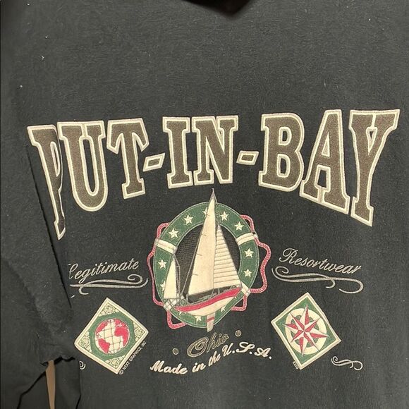 Black Long Sleeve Tee with hoodie - Picture 8 of 8